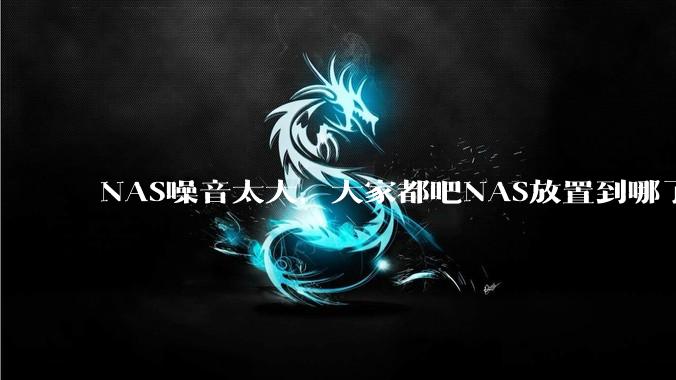 NAS噪音太大，大家都吧NAS放置到哪了？