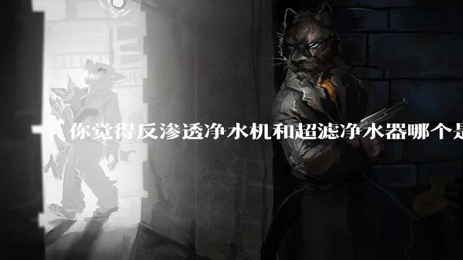 你觉得反渗透净水机和超滤净水器哪个是更适合厨房使用的？