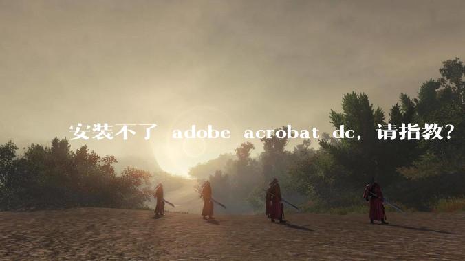 安装不了 adobe acrobat dc, 请指教？