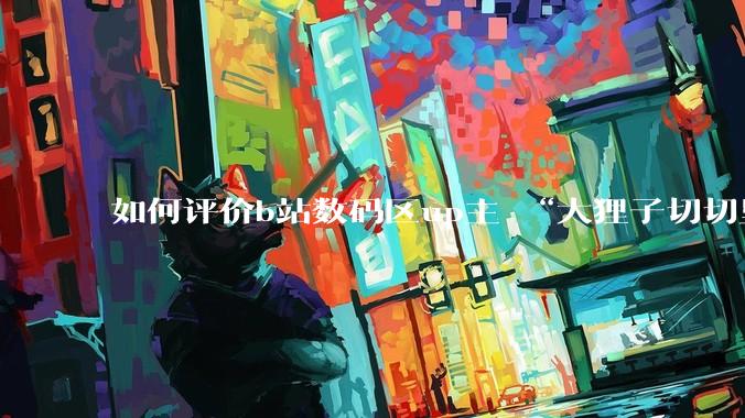 如何评价b站数码区up主 “大狸子切切里”?