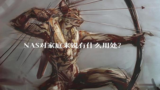 NAS对家庭来说有什么用处？
