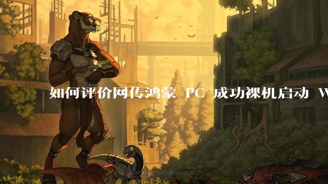如何评价网传鸿蒙 PC 成功裸机启动 Windows ARM？