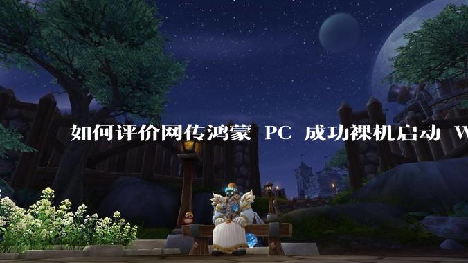 如何评价网传鸿蒙 PC 成功裸机启动 Windows ARM？