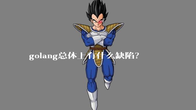 golang总体上有什么缺陷？