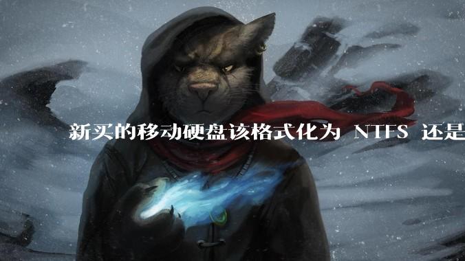 新买的移动硬盘该格式化为 NTFS 还是 exFAT？