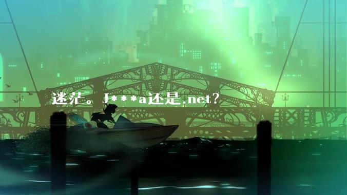 迷茫。J***a还是.net？