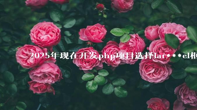 2025年现在开发php项目选择lar***el框架好还是thinkphp框架好？