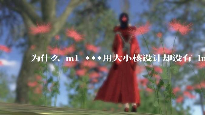 为什么 m1 ***用大小核设计却没有 intel 的问题？