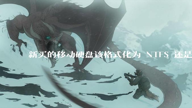 新买的移动硬盘该格式化为 NTFS 还是 exFAT？