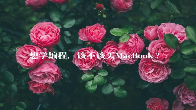 想学编程，该不该买MacBook?