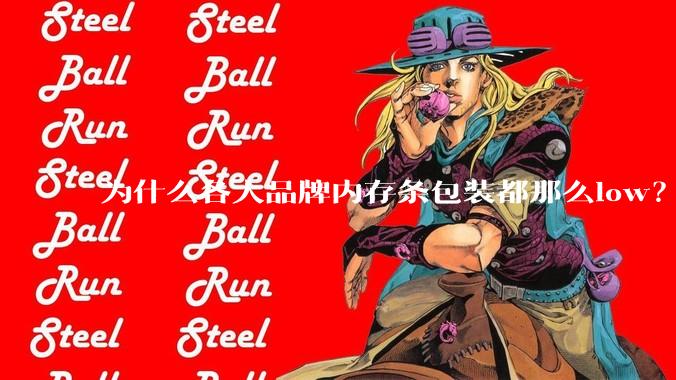 为什么各大品牌内存条包装都那么low？