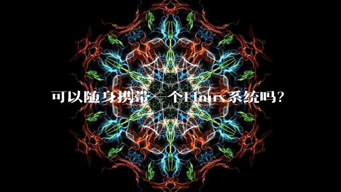 可以随身携带一个Linux系统吗？