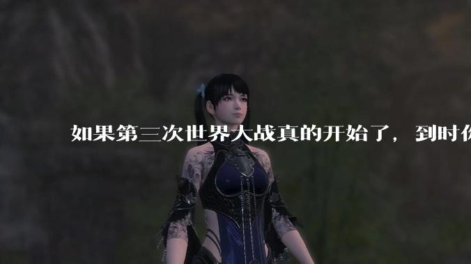 如果第三次世界大战真的开始了，到时你最想做的是什么？