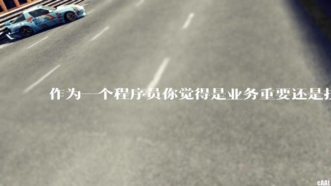 作为一个程序员你觉得是业务重要还是技术重要？