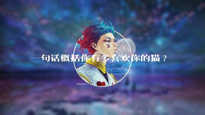 一句话概括你有多喜欢你的猫?