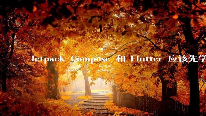 Jetpack Compose 和 Flutter 应该先学哪个呢？