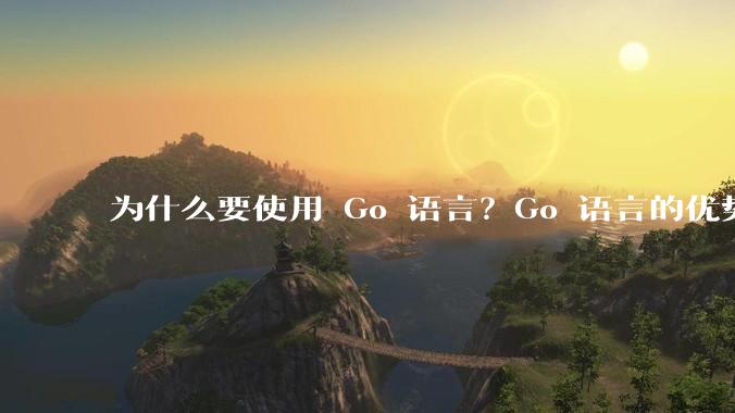 为什么要使用 Go 语言？Go 语言的优势在哪里？