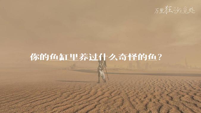你的鱼缸里养过什么奇怪的鱼？