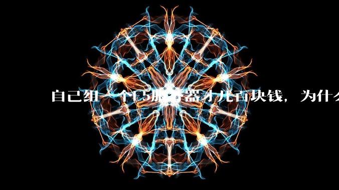 自己组一个E5服务器才几百块钱，为什么去阿里云租这么贵?