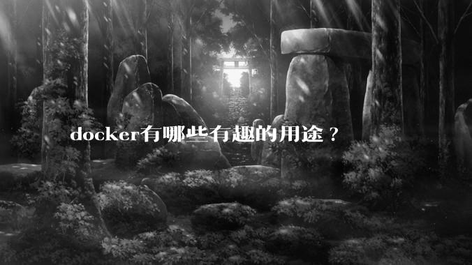 docker有哪些有趣的用途?