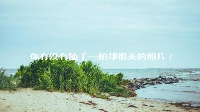 你有没有随手一拍却很美的照片?