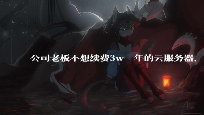 公司老板不想续费3w一年的云服务器，合理吗？