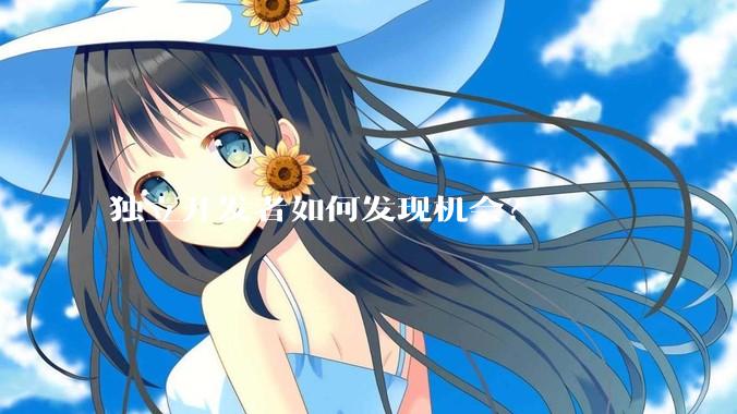 独立开发者如何发现机会？