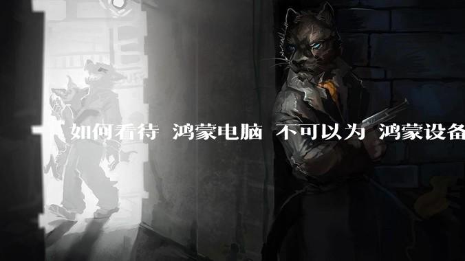 如何看待 鸿蒙电脑 不可以为 鸿蒙设备 做软件开发？