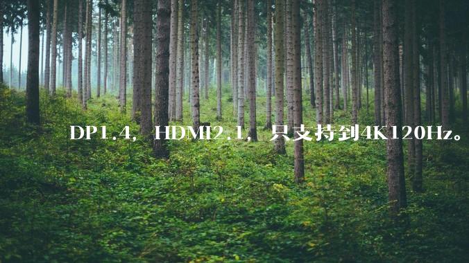 DP1.4，HDMI2.1，只支持到4K120Hz。那些4K144Hz甚至更高的显示器是怎么实现的?