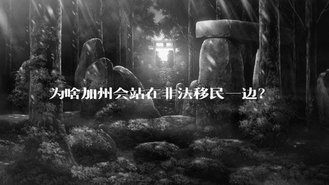 为啥加州会站在非法移民一边？