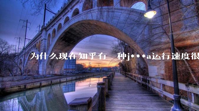 为什么现在知乎有一种j***a运行速度很慢，很吃***的论调？