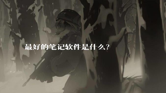 最好的笔记软件是什么？