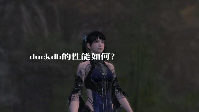 duckdb的性能如何？