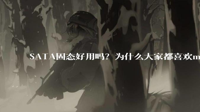 SATA固态好用吗？为什么大家都喜欢m.2呢？