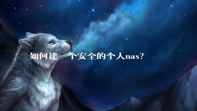 如何建一个安全的个人nas？