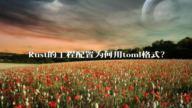 Rust的工程配置为何用toml格式？