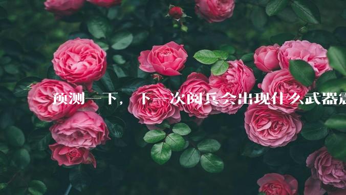 预测一下，下一次阅兵会出现什么武器震惊世界？