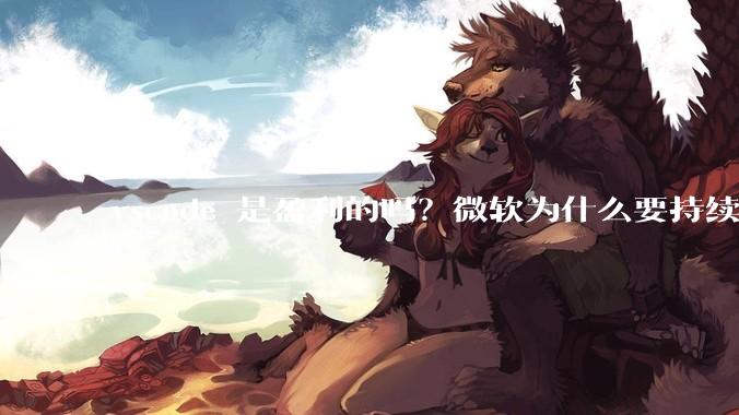 vscode 是盈利的吗？微软为什么要持续投入开发***？