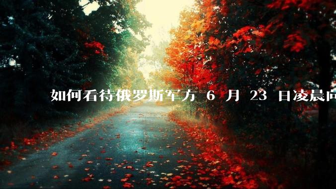 如何看待俄罗斯军方 6 月 23 日凌晨向基辅方向发射了352架无人机和16枚“伊斯坎德尔”导弹？