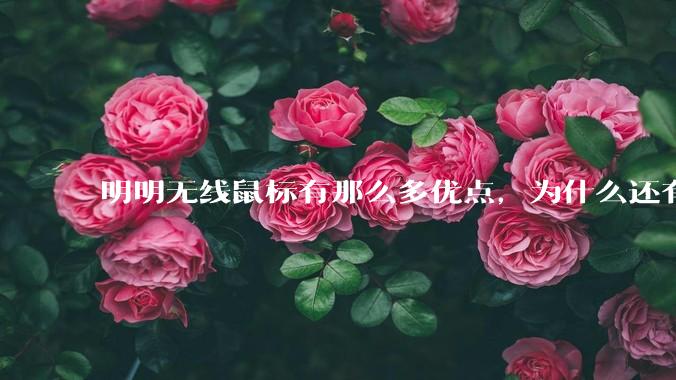 明明无线鼠标有那么多优点，为什么还有那么多人买有线鼠标？