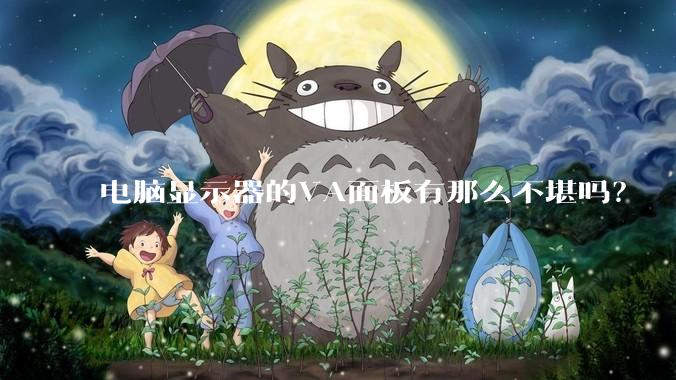 电脑显示器的VA面板有那么不堪吗？