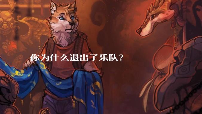 你为什么退出了乐队？