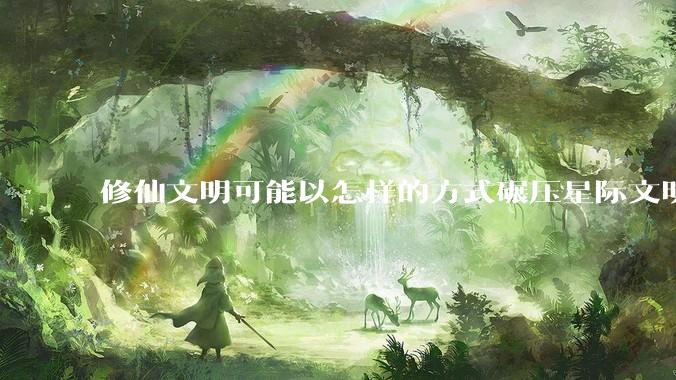 修仙文明可能以怎样的方式碾压星际文明？