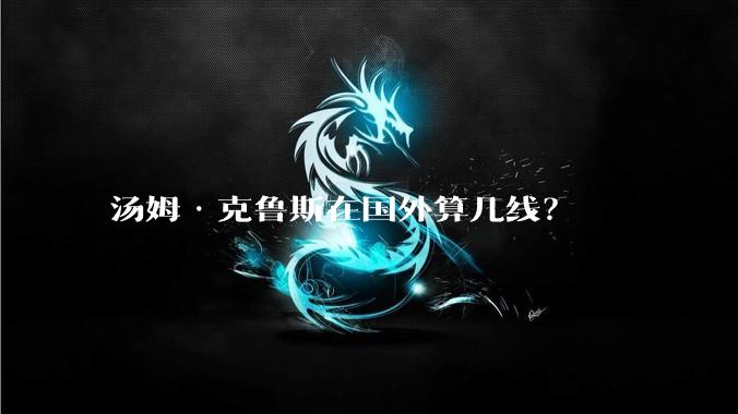汤姆·克鲁斯在国外算几线？