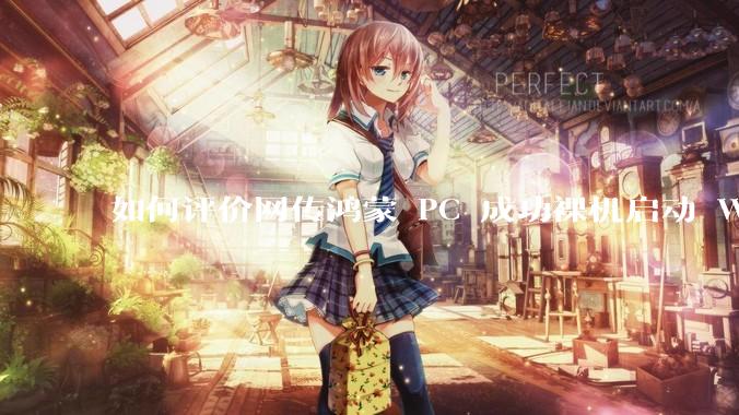如何评价网传鸿蒙 PC 成功裸机启动 Windows ARM？