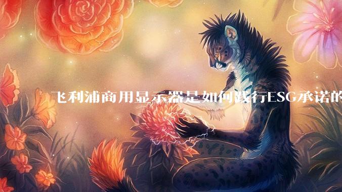飞利浦商用显示器是如何践行ESG承诺的？有哪些显示器有助于企业绿色发展？