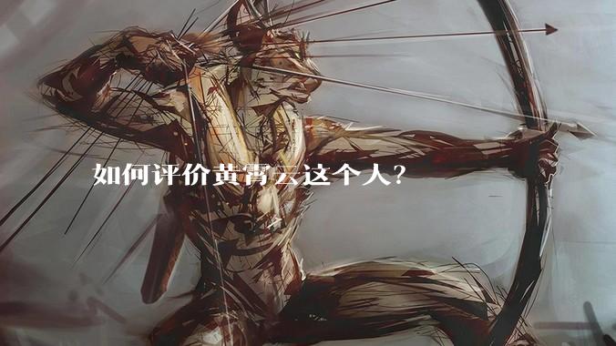 如何评价黄霄云这个人？