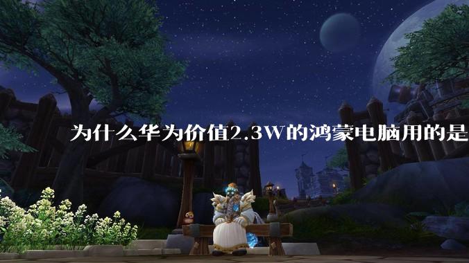 为什么华为价值2.3W的鸿蒙电脑用的是美国西数的SN740固态硬盘？