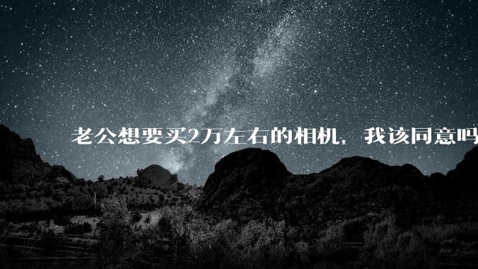老公想要买2万左右的相机，我该同意吗？