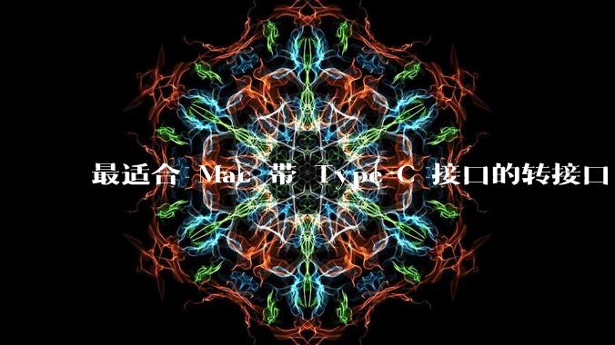 最适合 Mac 带 Type-C 接口的转接口 / 扩展坞有哪些？